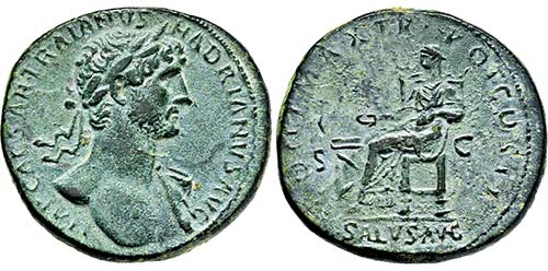 HADRIANUS. 117-138, Sesterz. ... 