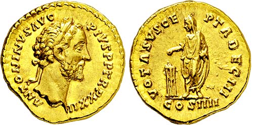 ANTONINUS PIUS. 138-161, Aureus. ... 