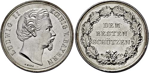 BAYERN, KÖNIGREICH   - Ludwig II. ... 