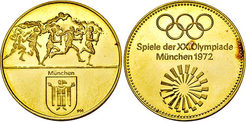 MÜNCHEN, STADT   - Goldmedaille ... 