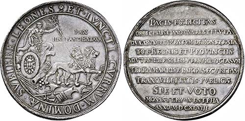 MÜNSTER, STADT   - Medaille 1648 ... 