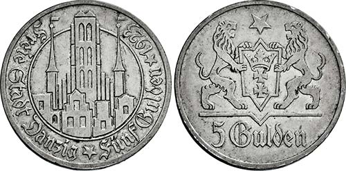 Utrecht.5 Gulden 1923 (Entwurf ... 