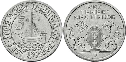 Berlin.5 Gulden 1935 (Entwurf ... 