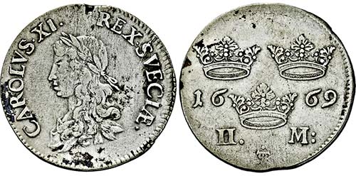 Karl XI. 1660-1697, Stockholm.2 ... 