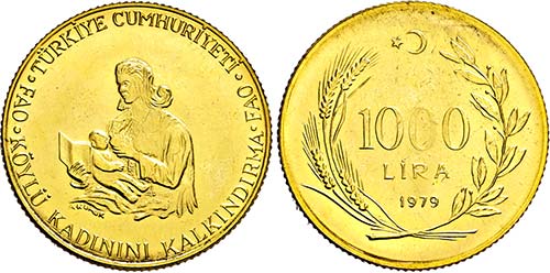 Republik., 1000 Lira 1979 (917 ... 