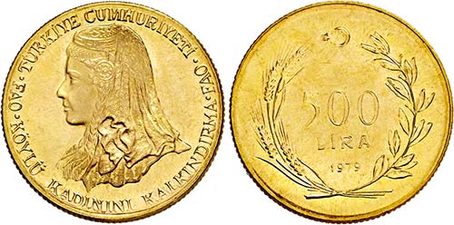 Republik., 500 Lira 1979 (917 ... 