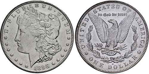 San Francisco.Morgan Dollar 1898 ... 
