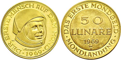 Goldmedaille 1969 (900 fein; Mzz. ... 
