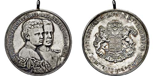 STUTTGART, STADT   - Medaille 1889 ... 