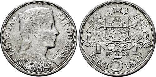 LETTLAND   - British Royal Mint, ... 