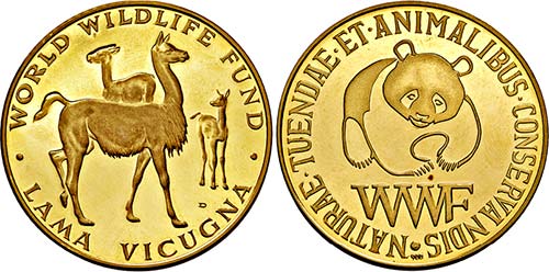 PERU   - Goldmedaille o.J. (900 ... 