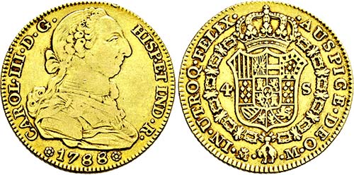 SPANIEN   - Carlos III. 1759-1788, ... 