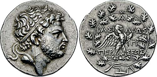 PERSEUS. 179-168, Tetradrachme. ... 