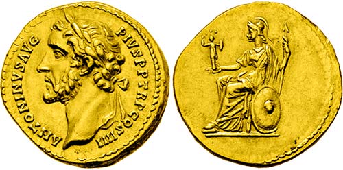 ANTONINUS PIUS. 138-161, Aureus. ... 