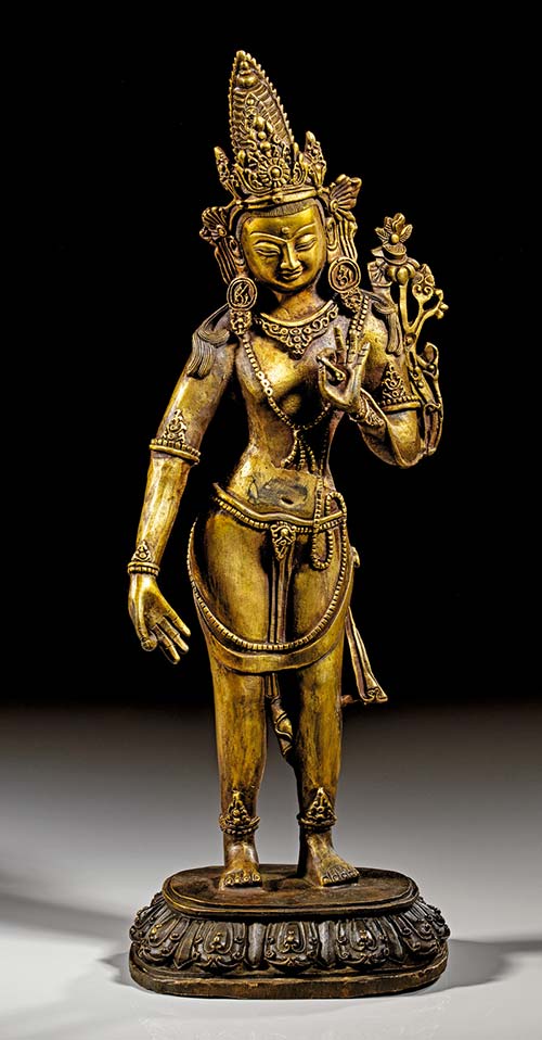 Statue des stehenden Lokeshvara. ... 