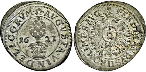 1/2 Reichsbatzen 1623 (Mmz. Johann ... 