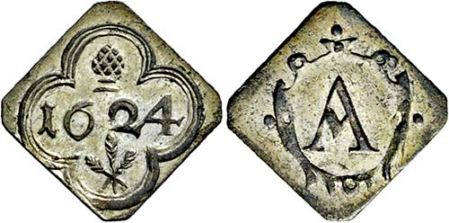 Pfennig 1624 (Mmz. Johann ... 