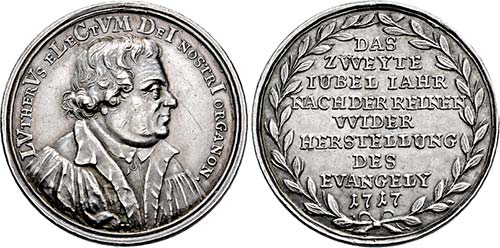 Medaille 1717 (Stempel von Georg ... 