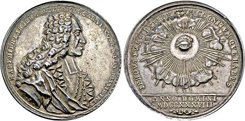 Medaille 1738 (Stempel von Conrad ... 