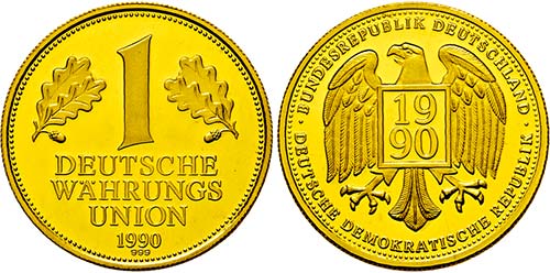 Goldmedaille 1990 (999 fein; ... 