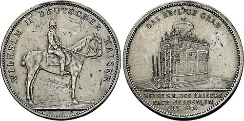 Wilhelm II. 1888-1918, Medaille ... 