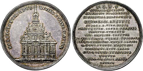 Große Medaille 1726 (Stempel von ... 