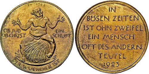 Bronzemedaille 1923 (Stempel von ... 