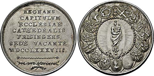 Sedisvacanz 1788. 1788-, Medaille ... 