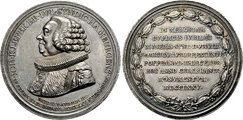 Medaille 1775 (Stempel von Johan ... 