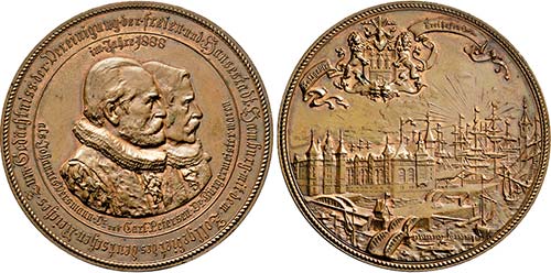 Große Bronzemedaille 1888 ... 