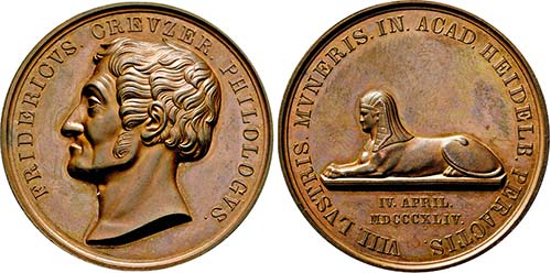 Bronzemedaille 1844 (Stempel von ... 