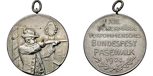 Medaille 1924 (unsigniert) auf das ... 
