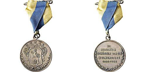 Medaille 1925 (unsigniert) auf das ... 