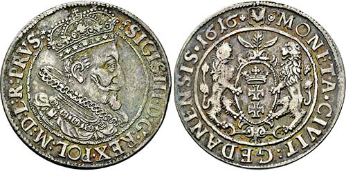 Wladislaw IV. 1633-1648, Ort 1616 ... 