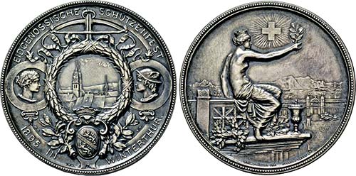 Medaille 1895 (Stempel von Georges ... 