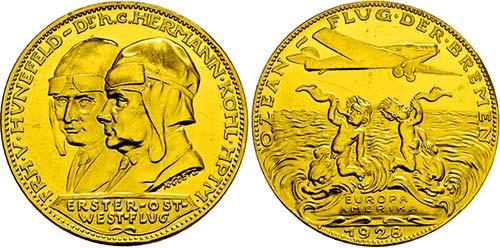 Goldmedaille 1928 (985 fein). {\b ... 