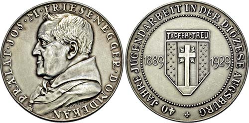 Medaille 1929 . {\b Prälat ... 