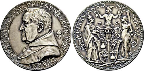 Medaille 1929 {\b Prälat ... 