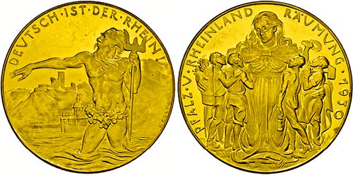 Goldmedaille 1930 (985 fein). {\b ... 