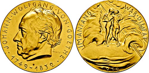 Goldmedaille 1932 (985 fein). {\b ... 