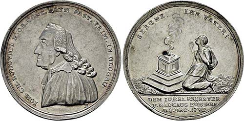 SCHLESIEN-GLOGAU   - Medaille 1792 ... 