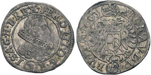Ferdinand II. 1619-1637, Groschen ... 