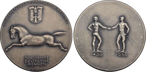 MÜNCHEN, STADT   - Medaille 1936 ... 