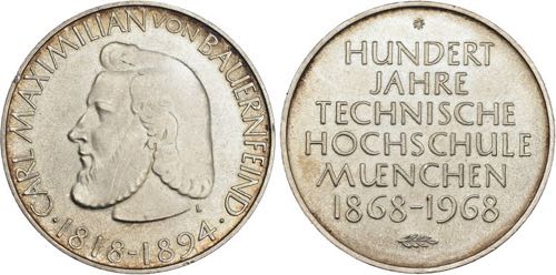 MÜNCHEN, STADT   - Medaille 1968 ... 