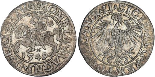Zygmunt II. August. 1548-1572, 1/2 ... 