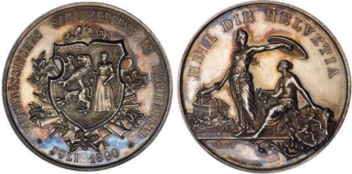 Medaille 1890 (Stempel von Hugues ... 