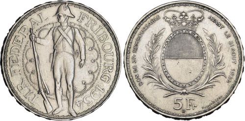 5 Franken 1934 Tir federal in ... 