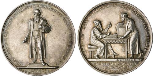 MAINZ, STADT   Medaille 1837 ... 