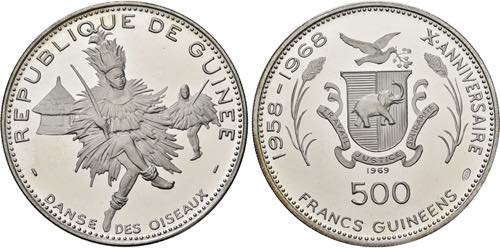 GUINEA   Republik. 1958-1979, 500 ... 