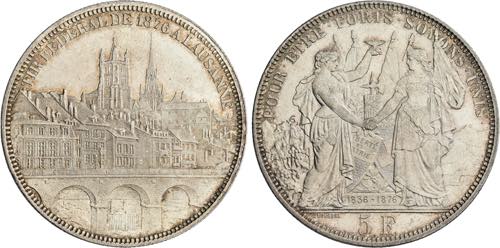 SCHWEIZ   Bern.5 Franken 1876 ... 